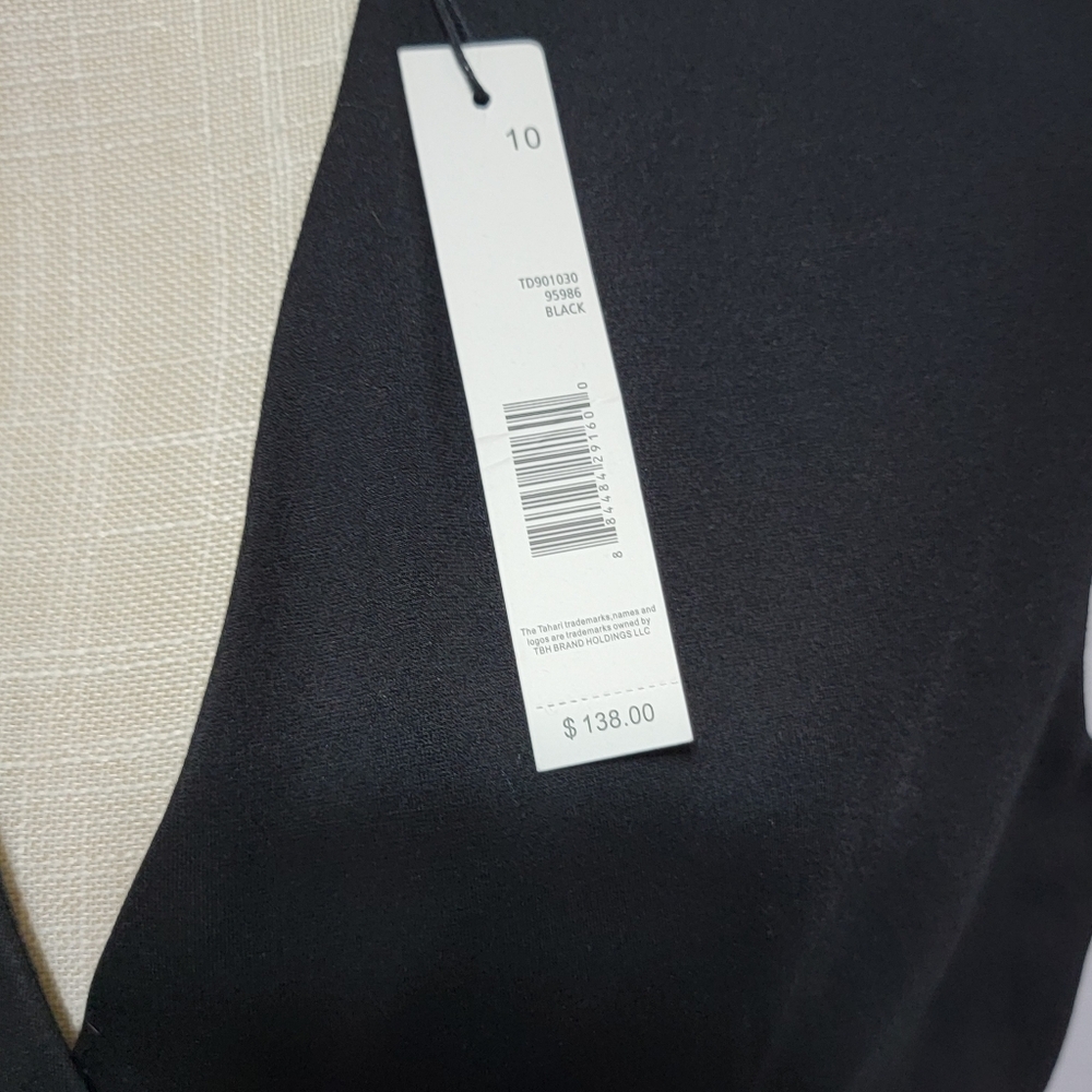 J. Crew Elegant Little Black Sleeveless Dress Size 10P - Picture 9 of 13